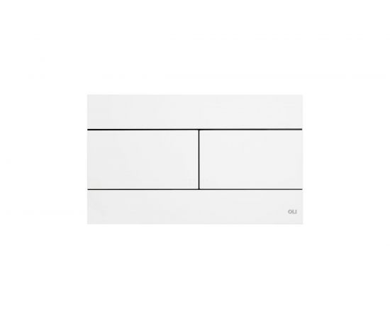 Кнопка смыва OLI SLIM механическая двухрежимная, белый 659041 