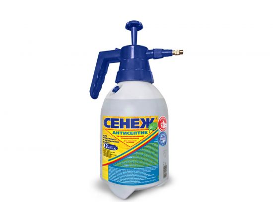 Антисептик СЕНЕЖ экспресс, помпа, 2 кг 00000006146 