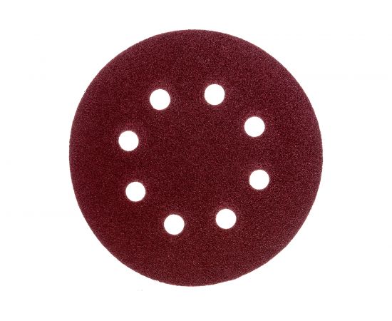 Шлифлист круглый самосцепляющийся 5 шт, 125 мм, Р80 Gepard GP5001-80 