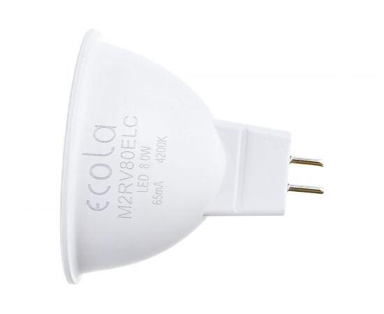 Светодиодная лампа Ecola MR16 LED 8,0W 220V GU5.3 4200K матовая 51x50 M2RV80ELC 