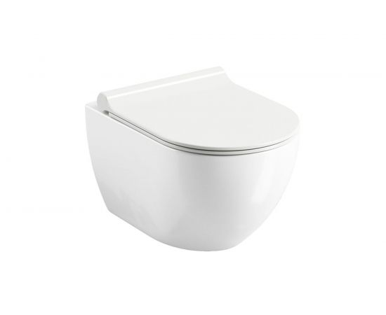 Унитаз подвесной Ravak Uni Chrome RimOFF (безободковый) белый, X01535, X01535 00000054414 