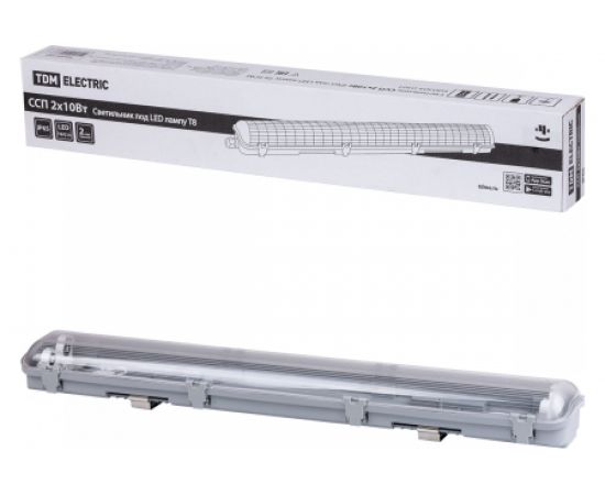Светильник TDM ССП 2х10Вт IP65 под LED лампу T8 SQ0304-0301 