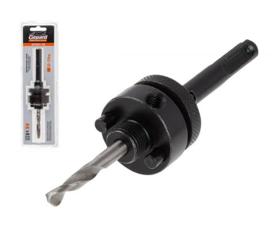 Хвостовик SDS-plus со сверлом для коронок биметаллических Gepard GP2501-02 – изображение 2
