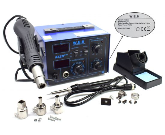 Паяльная станция W.E.P 852D++ М0949054 – изображение 2