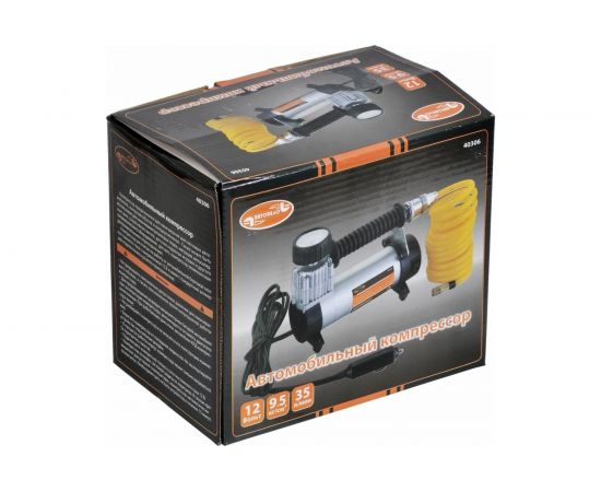 Автокомпрессор с фонарем АвтоDело 12V10.5 АТМ 35L/MIN 40305 13163 – изображение 2