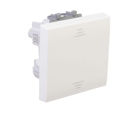 Модульный 1-клавишный выключатель DKC Avanti ""Белое облако"", 2 модуля, 16А, IP20, белый 4400102 – изображение 2