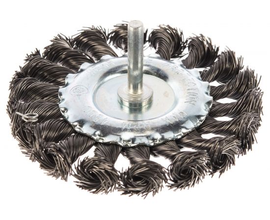 Щетка-крацовка со шпилькой для дрели, 100 мм РемКолор 45-3-210 – изображение 2