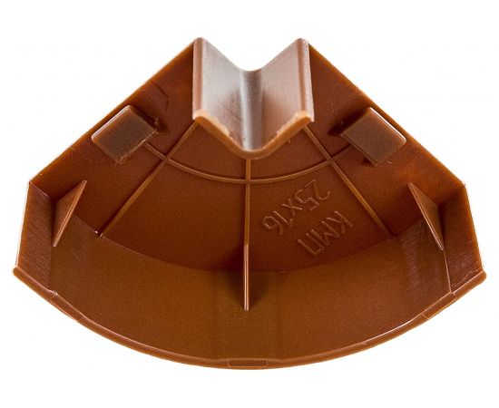 Поворот IEK ELECOR 90град КМП 25x16 дуб 4шт.компл EL-KK10D-P-025-016-K11 – изображение 2