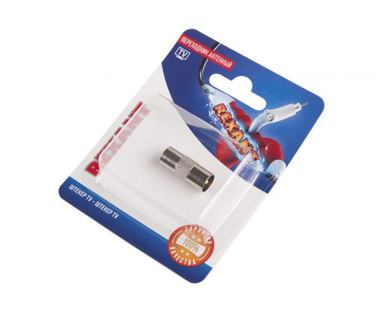 Антенный переходник REXANT штекер ТВ - штекер ТВ 06-0031-A – изображение 2