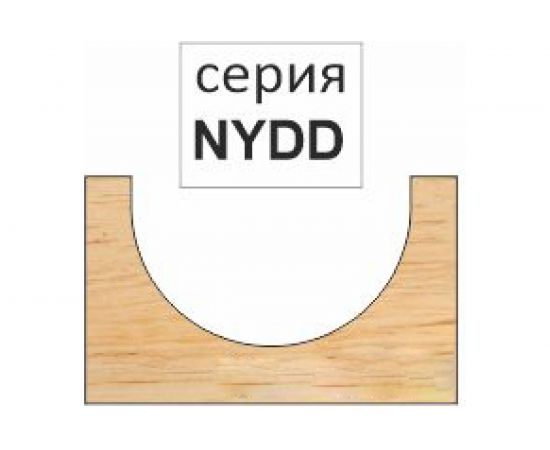 Фреза фасонная сферическая галтельная (10 мм; хв-к 6 мм; R5 мм) NYDD610 DJTOL 753 – изображение 3