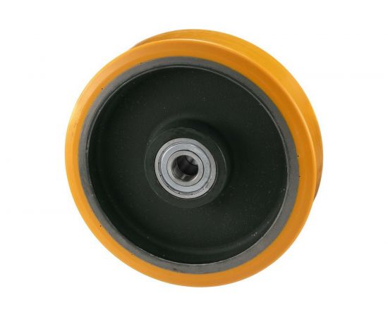 Колесо большегрузное под ось (150 мм; 700 кг, полиуретан TR/чугун) Tellure Rota 642154 – изображение 3