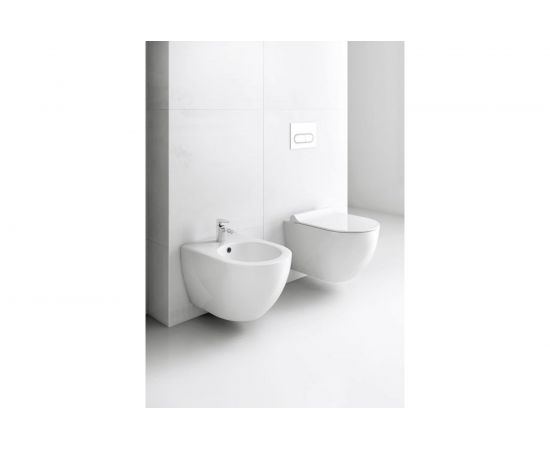 Унитаз подвесной Ravak Uni Chrome RimOFF (безободковый) белый, X01535, X01535 00000054414 – изображение 3