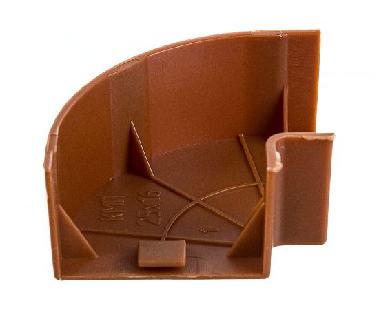 Поворот IEK ELECOR 90град КМП 25x16 дуб 4шт.компл EL-KK10D-P-025-016-K11 – изображение 3