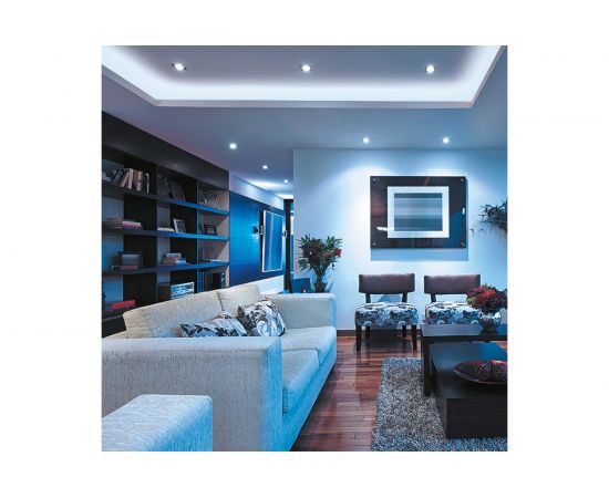 Светодиодная лента Apeyron 24В, 10Вт/м, COB, 528д/м, IP20, 900Лм/м, подложка 8мм, 5м, холодный белый 00-376 – изображение 3