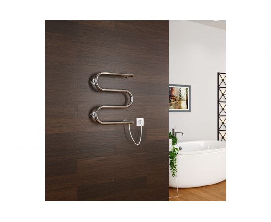 Электрический полотенцесушитель Zox М 50x50 кнопочный выкл, 153 Вт 541704 – изображение 3