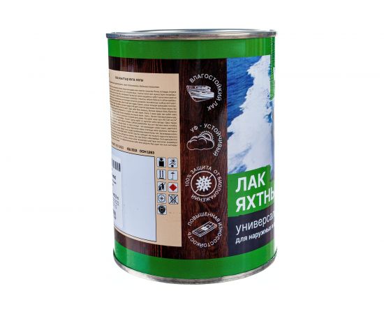 Уралкидный яхтный лак FARBITEX (универсальный; матовый; 0.9 л) 4300006056 – изображение 3