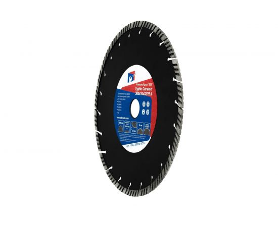 Алмазный диск турбо сегмент 300х10х32/25.4 мм S.E.B. 106AG-SEB30032TC – изображение 3