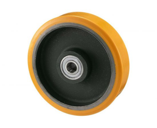 Колесо большегрузное под ось (150 мм; 700 кг, полиуретан TR/чугун) Tellure Rota 642154 – изображение 4