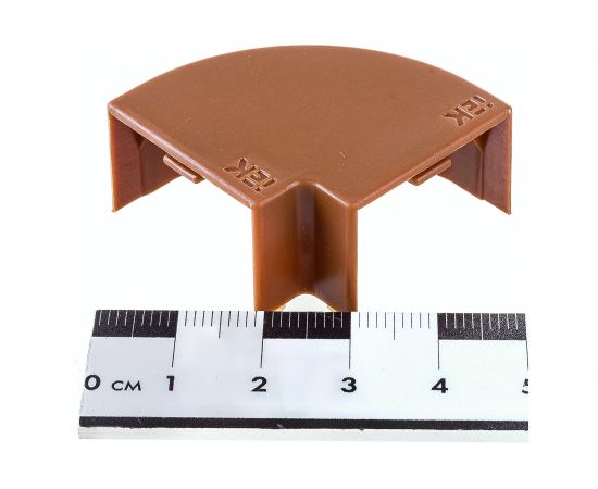 Поворот IEK ELECOR 90град КМП 25x16 дуб 4шт.компл EL-KK10D-P-025-016-K11 – изображение 4