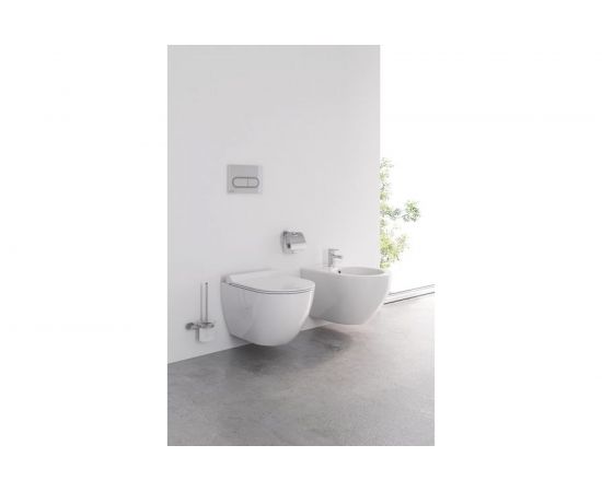 Унитаз подвесной Ravak Uni Chrome RimOFF (безободковый) белый, X01535, X01535 00000054414 – изображение 4