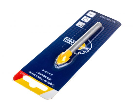 Сверло по стеклу и плитке 10 мм МастерАлмаз 10501332 – изображение 5