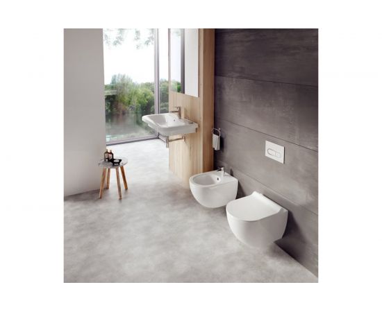 Унитаз подвесной Ravak Uni Chrome RimOFF (безободковый) белый, X01535, X01535 00000054414 – изображение 7