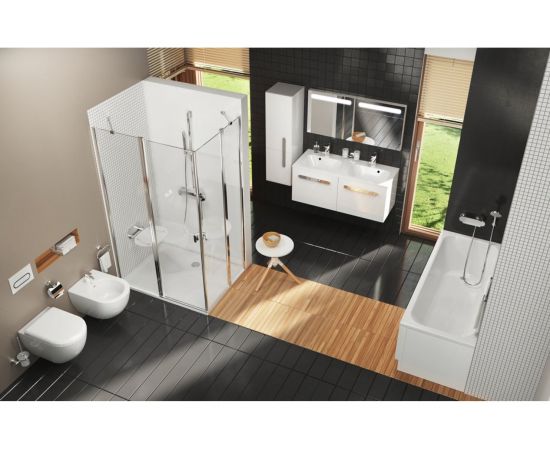 Унитаз подвесной Ravak Uni Chrome RimOFF (безободковый) белый, X01535, X01535 00000054414 – изображение 8