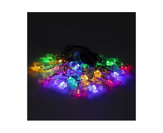 Садовая гирлянда ЭРА ERASF22-15 на солнечной батарее, Бабочки, 20 LED, 5.8 м Б0053364 – изображение 9