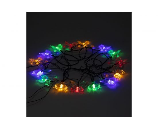 Садовая гирлянда ЭРА ERASF22-15 на солнечной батарее, Бабочки, 20 LED, 5.8 м Б0053364 – изображение 10