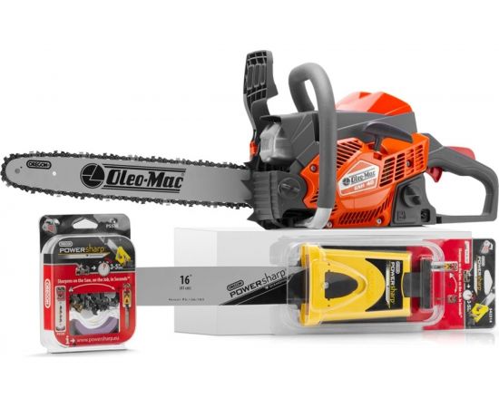 Бензопила Oleo-Mac GSH 40 16"", 3/8, 1.3 мм + комплект PowerSharp шина 16”, 5033-9001E1PS16 