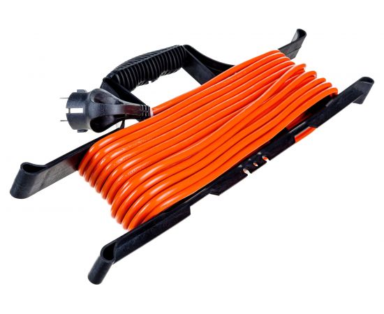 Силовой удлинитель ЭРА UFx-1e-3x0.75-10m-IP44 на рамке, c заземлением, 1 гнездо, 10м, ПВС, 3x0.75 Б0046825 