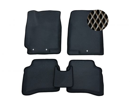 Автоковрики 3D ЕВА NISSAN PRIMERA P12 2001-2008 черный 2043311145112 