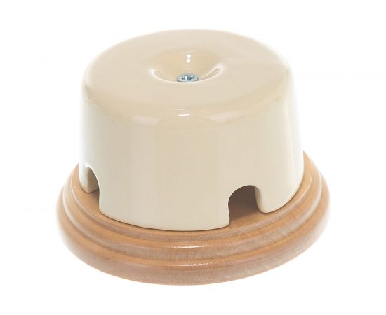 Распределительная коробка Interior Electric 77x40 керамич. на подложке, слоновая кость, серия АРБАТ РКК003 