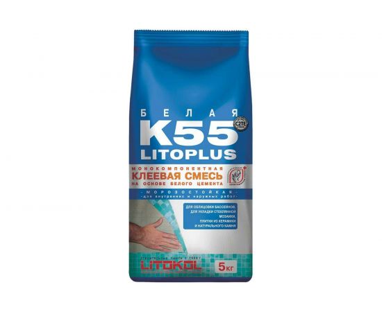 Клеевая смесь LITOKOL LitoPlus K55 5 кг 78080004 