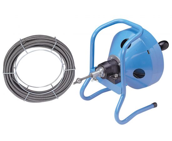 Машина для удаления засора барабанного типа с ручным приводом (для труб длиной до 23 метров, диаметром до 100 мм) КРОКОЧИСТ 50711-10-23 