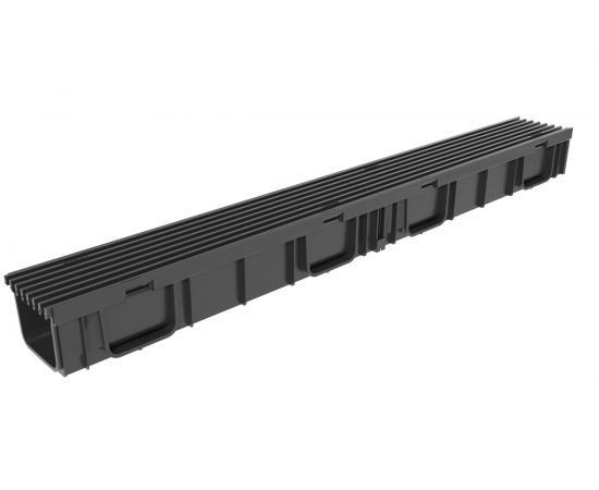 Водоотводный лоток Gidrolica A15 100х11.6х95 см, пластиковый, с решеткой 8071 