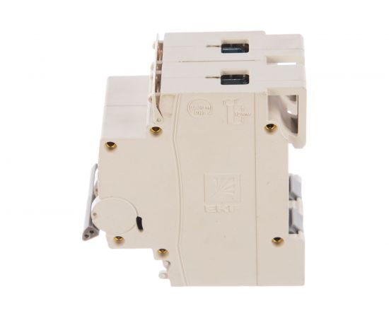 Автоматический двухполюсный выключатель EKF 6А С ВА47-63 4.5кА PROxima mcb4763-2-06C-pro 985230 