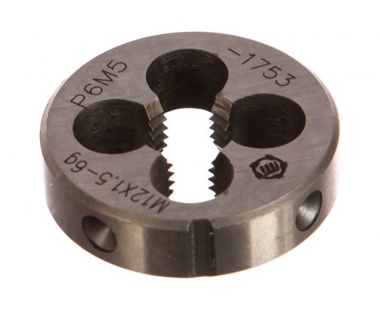 Плашка М 12 х1.5 Р6М5 6g ТМ Туламаш 137172 