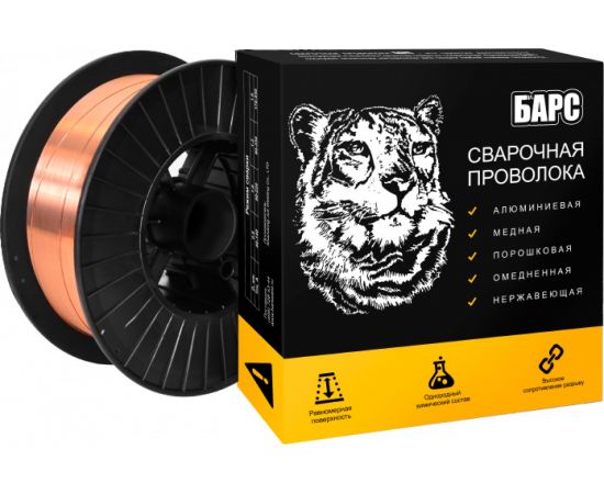 Проволока медная CuSi3 (1 мм; кассета 5 кг) БАРС СВ000008138 