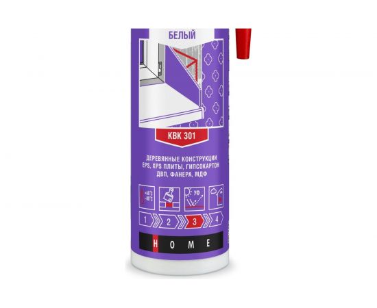 Универсальный монтажный клей-жидкие гвозди на акриловой основе KUDO 280 мл KBK-301 – изображение 2