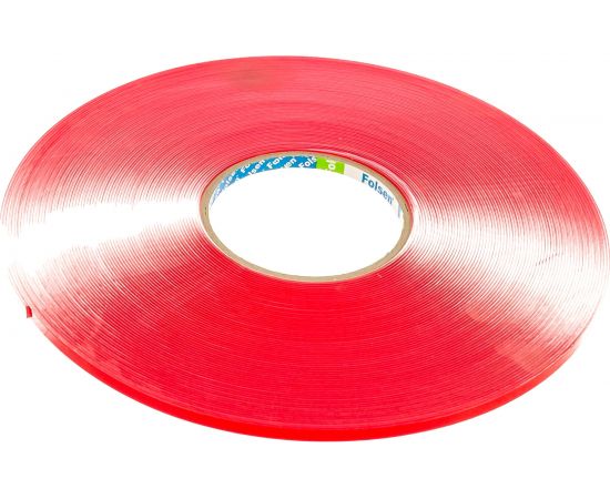 Акриловая двусторонняя лента FOLSEN 6мм х 33м x 1мм, прозрачная 0733306 – изображение 2
