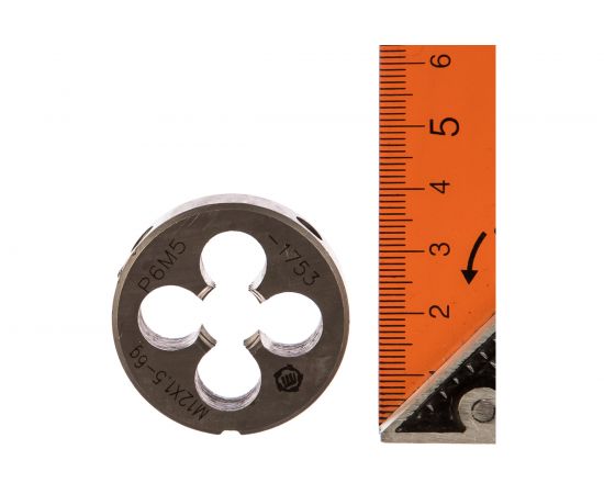 Плашка М 12 х1.5 Р6М5 6g ТМ Туламаш 137172 – изображение 2