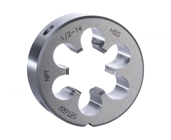 Плашка Bucovice Tools коническая NPT 1/2" -14 HSS 45x18мм 430120 – изображение 2