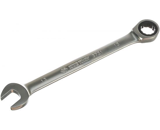 KING TONY Набор комбинированных трещоточных ключей, 8-24 мм, чехол из теторона, 12 предметов 12112MRN – изображение 2