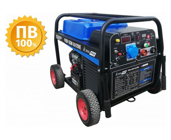 Бензиновый сварочный генератор ТСС PROF GGW 6.0/200E MMA/TIG/Cellulose 027656 – изображение 2