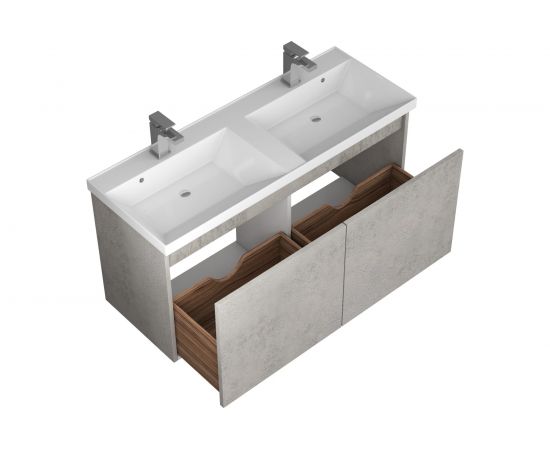 Тумба Veneciana STOUN 120 под умывальник Classic 120, светлый камень 512003 – изображение 2