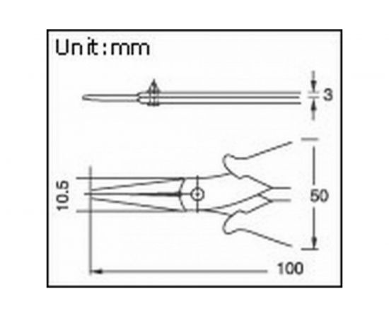 Длинногубцы ProsKit 1PK-501E 00192009 – изображение 3