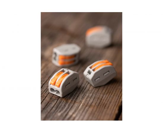 Строительно-монтажная клемма EKF PROxima СМК 222-412 с рычагом, 2 отверстия, 0,08-2,5мм2 plc-smk-412 – изображение 3