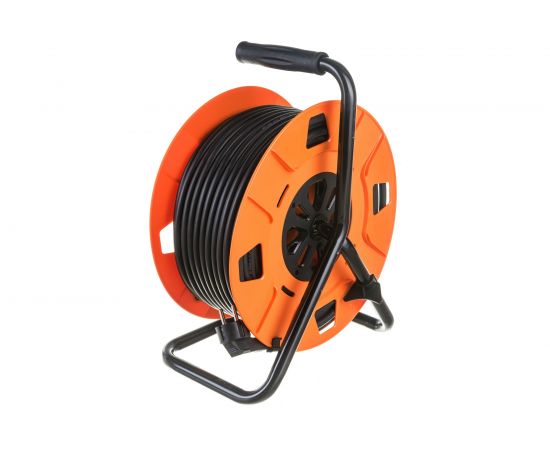 Кабельный однофазный удлинитель MTG на катушке ПВX, 4X220В MT252В H05VV-F 3x2,50мм2 50м 9957 – изображение 3