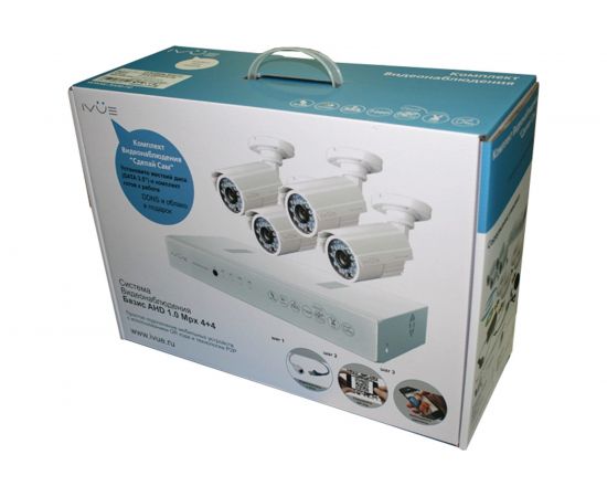 IVUE Готовый комплект видеонаблюдения AHD 4 Mpx для дачи на 2 камеры, шт, IVUE-4MP AHD-B2 – изображение 3